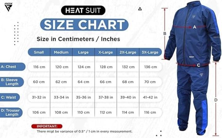Produktbild Rdx Gewichtsreduzierender C1 Saunaanzug