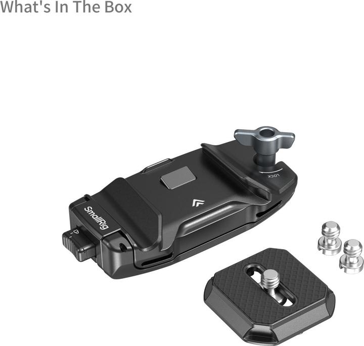 Produktbild SmallRig Camera Clip mit Schnellwechselplatten-Montagesatz