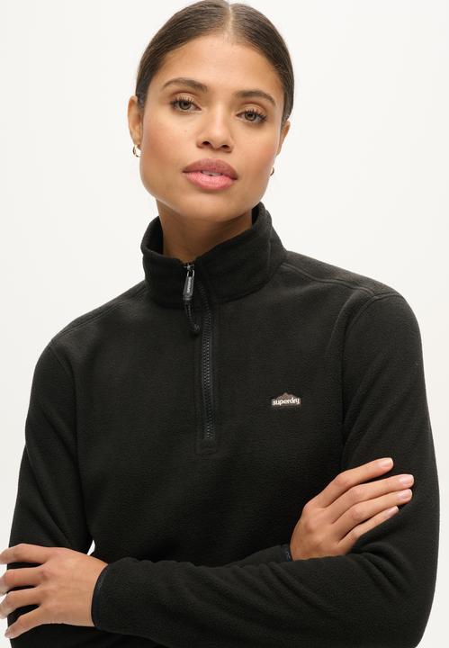 Produktbild Superdry Fleece 1/2 Zip Kurz Damen (XL)