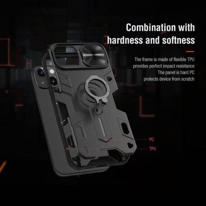 Actual product image Nillkin CamShield Armor Series Hardcase Cover (Apple iPhone 13)