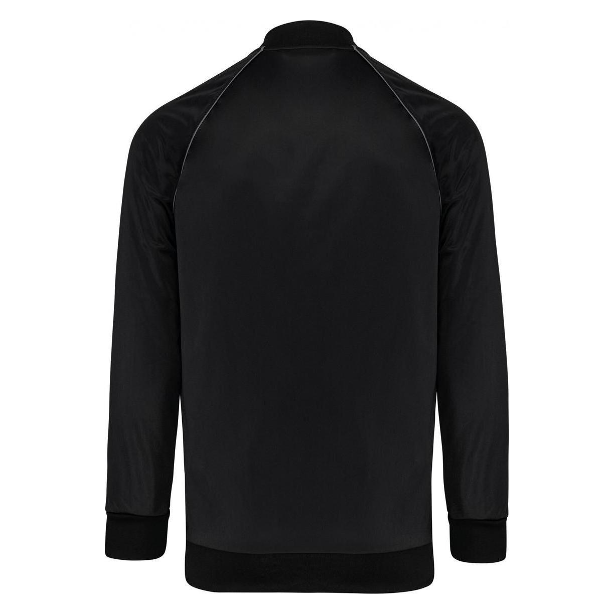 Proact, Pullover, Sweatjacke Mit Reissverschluss Und Einfassung, Schwarz, (L)