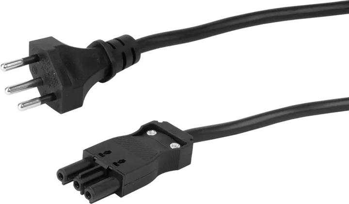 Produktbild Steffen Verlängerungskabel Td 3x1.5mm² 1m T12-GST18i3 sw (1 m, GST18)