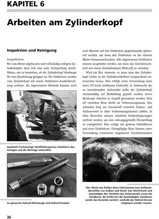 Produktbild Praxishandbuch Zylinderköpfe (Deutsch, Peter J. Burgess, 2005)