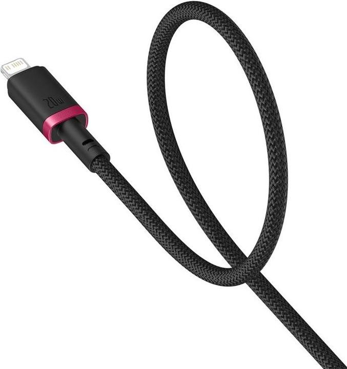Image du produit Baseus Câble de recharge rapide Dura Type-C pour iP 20 W 1 m Noir Rouge (1 m, USB 4.0, 20 W)