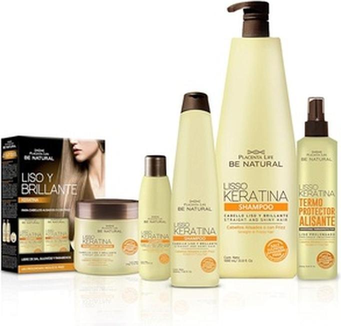 Produktbild Be Natural Lisso Keratin Shampoo 1L - Plife (1000 ml, Flüssiges Shampoo)