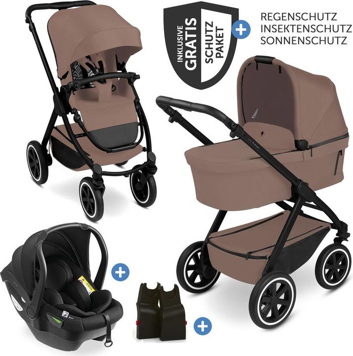ABC Design 3in1 Kinderwagen-Set Samba 2 - inkl. Babywanne (0 Months - 4 years)