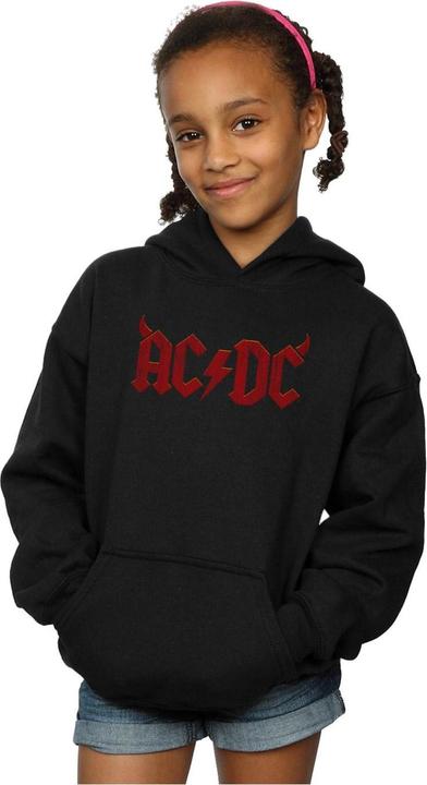 Produktbild AC/DC Horns Logo Kapuzenpullover Mädchen (152, 158)