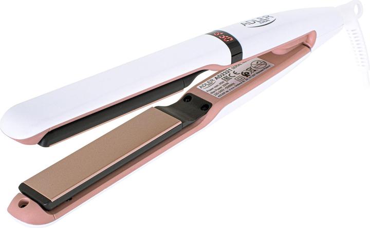 Actual product image Adler Hair Straighteners AD 2321 Warranty 24 month (s), Ceramic heating system, LCD screen, Temperature (m (Straightening iron)