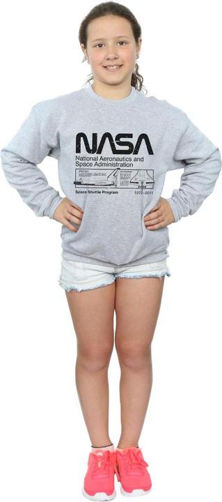 Immagine prodotto Nasa Classic Space Shuttle Felpa Ragazze (152, 158)