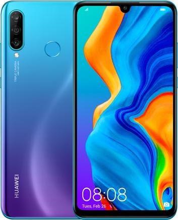 Huawei P30 Lite (6GB) New Edition (256 GB, Peacock blue, 6.15", Hybrid Dual SIM, 48 Mpx, 4G)