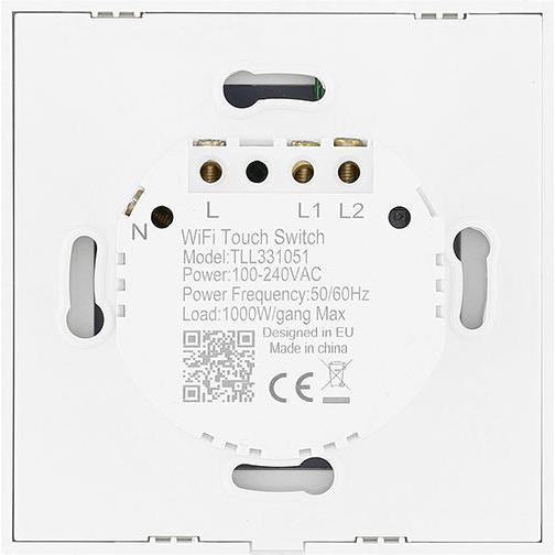 Thumbnail - Tellur TLL331051 light switch White, Taster + Schalter, Weiss