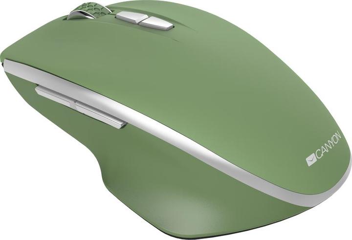 Actual product image Canyon Wireless Optical Mouse with Blue Led Sensor MW-21, with 7 Buttons, Military Green (Wireless)