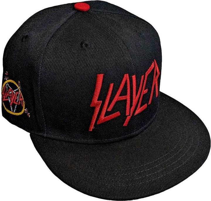 Actual product image Slayer Logo Snapback Cap (One size)
