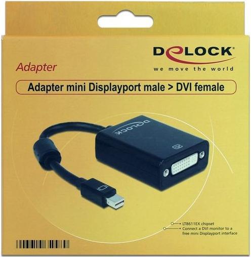 Produktbild Delock Monitoradapter Mini-Displayport zu DVI (DVI, 10 cm)