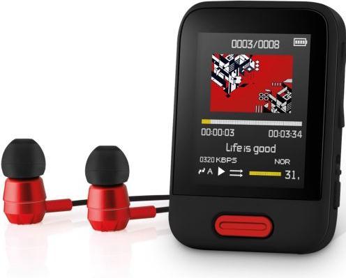 Produktbild Sencor SFP 7716BK schwarz / MP3- MP4-Player / 1,8" TFT / 16GB / MicroSD (16 GB)