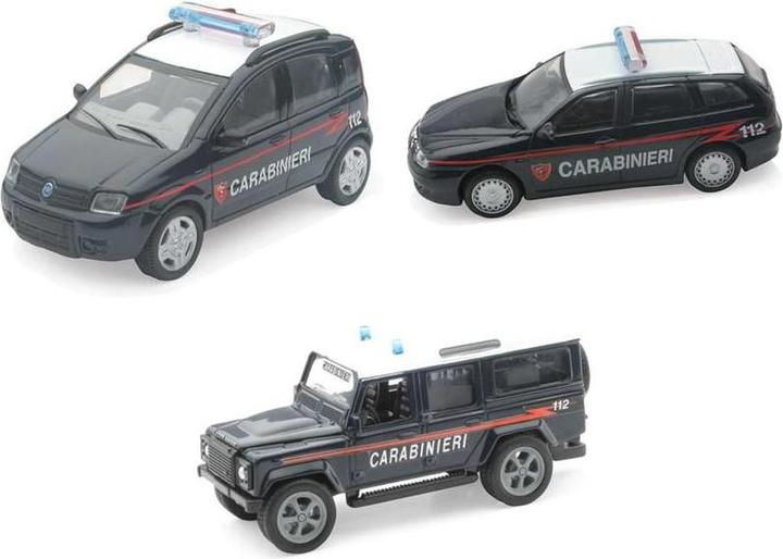 New Ray Carabinieri Auto 3 Ass Schaal 1:43 (1 willekeurig geassorteerd model)