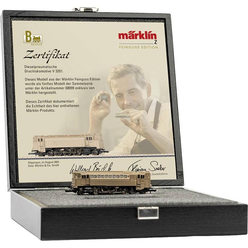 Thumbnail - Märklin Z Mä Dieseldruckluftlok V32 Drg Br (Spur Z)