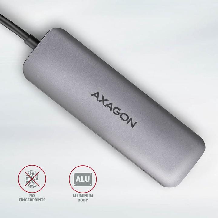 Immagine prodotto Axagon HMC-5 hub USB-C, 2x USB-A, HDMI, 2x USB-C 3.2 Gen 1, 1x SD, 1x microSD (USB-C, 2 porte)