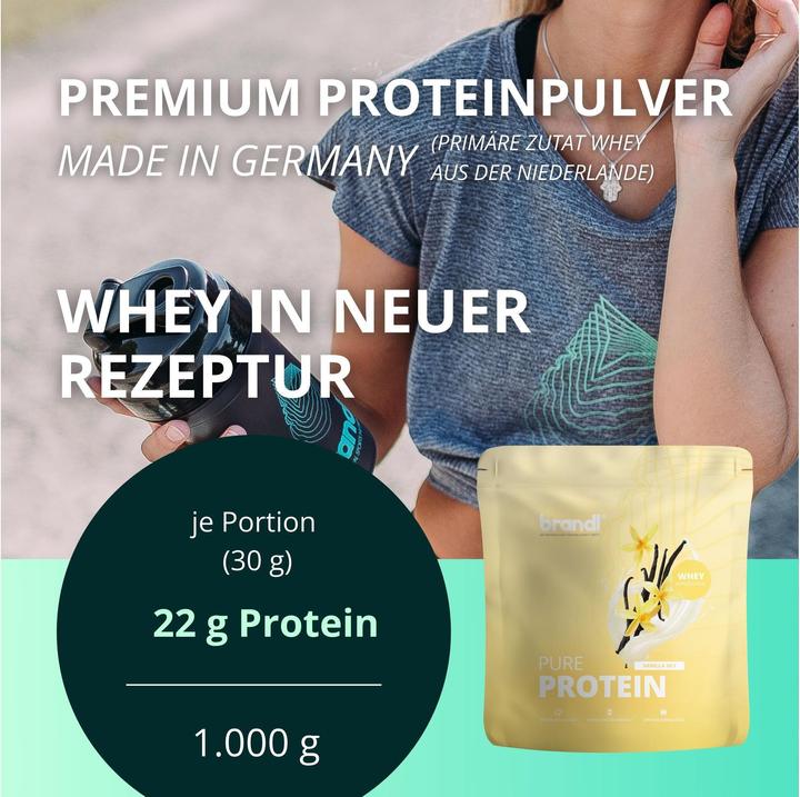 Produktbild Brandl Pure Protein (Vanille, 1 Stk., 1000 g)