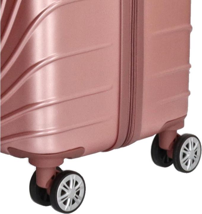 Actual product image Enrico Benetti Calgary 3 Trolley Set Rosé