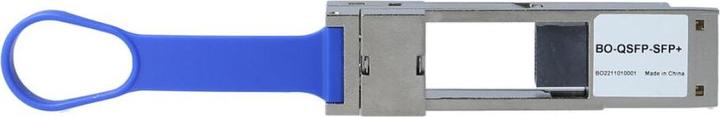 Actual product image BlueOptics HPE 655874-B21 Compatible 40 Gigabit QSFP to SFP+ Converter