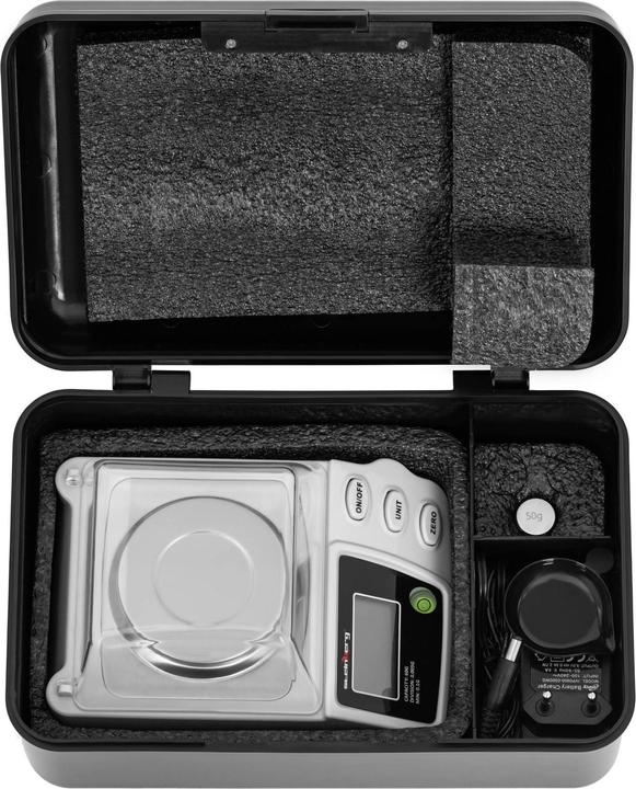 Produktbild Steinberg Digitale Präzisionswaage Feinwaage 0,1 - 60 g Genauigkeit 0,005 g Ø 68 cm