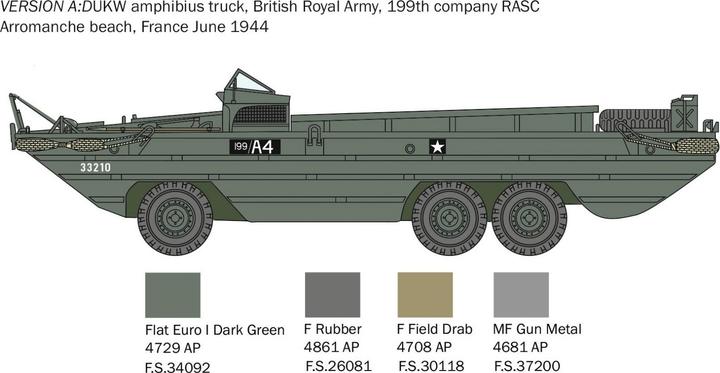 Actual product image Italeri Dukw
