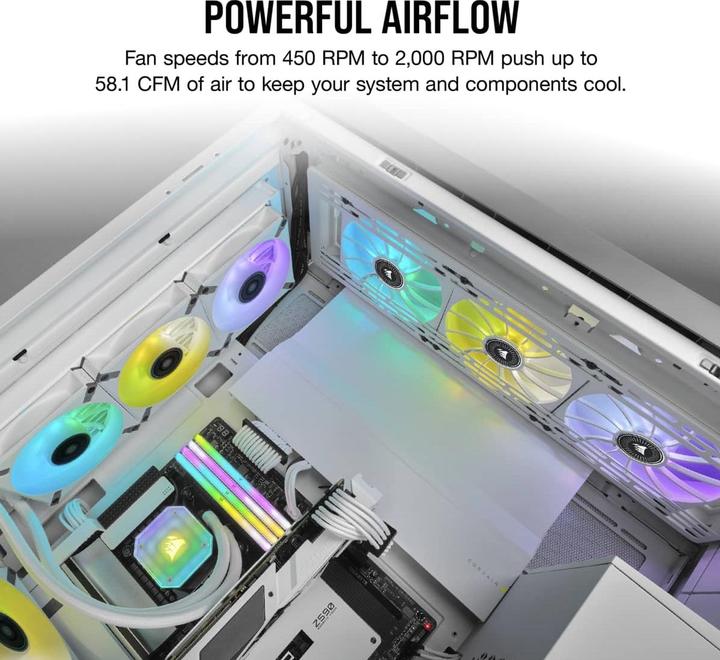 Actual product image Corsair ML120 RGB ELITE (120 mm, 3 x)