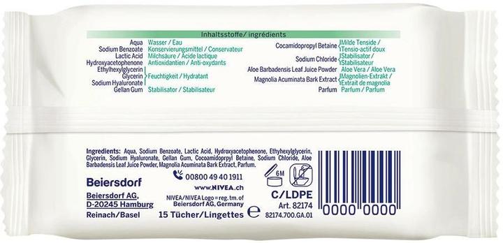 Produktbild NIVEA Intimo Mild Fresh Tücher (Intimtücher, 87 g)