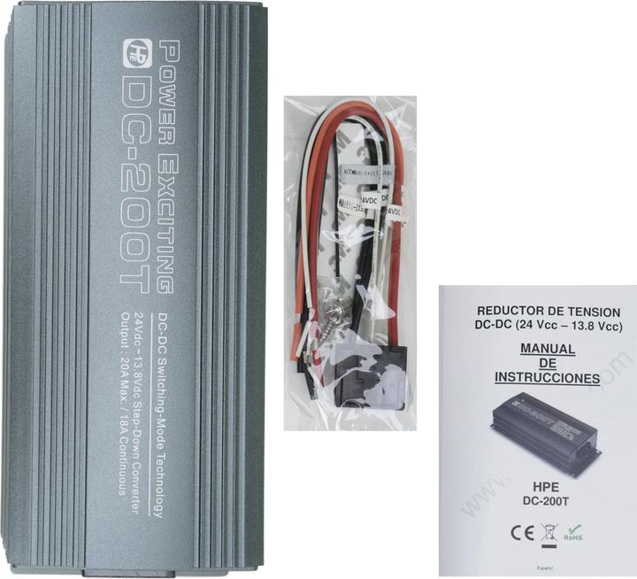 Actual product image PNI Converter 24-12V DC-200 Rated current 20A