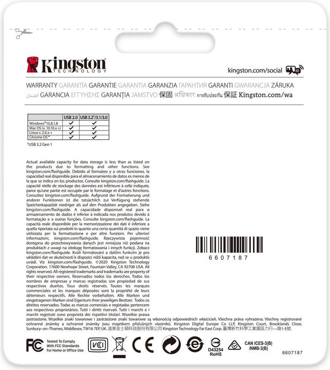 Produktbild Kingston DataTraveler Kyson (32 GB, USB-A, USB 3.1)