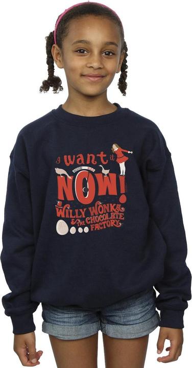 Image du produit Willy Wonka & the Chocolate Factory - Sweat VERRUCA SALT WANT IT NOW - Fille (140, 146)