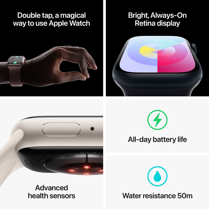 Actual product image Apple Watch Series 9 (41 mm, 4G)