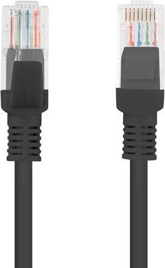 Produktbild Lanberg PCU5-10CC-0200-BK Netzwerkkabel 2 m Cat5e U/UTP (UTP) Schwarz (U/UTP, CAT5e, 2 m)