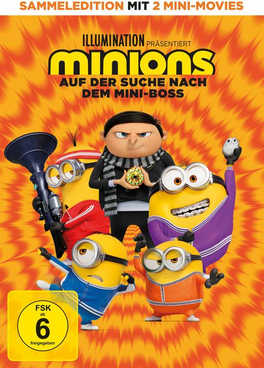 Actual product image Minions - In Search of the Mini Boss - DVD (DVD, 2022, English, German)