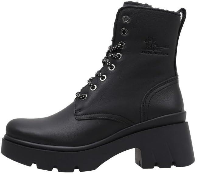 Actual product image Panama Jack Waterproof Combat Boot with Faux Shearling Lining (39)