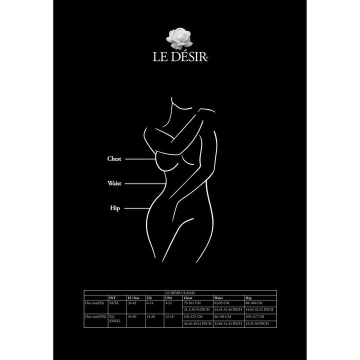 Produktbild Le Désir Criss Cross Neck Suspender Bodystocking (One Size)