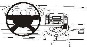 Immagine prodotto Brodit 853202 Supporto per auto Nissan Micra