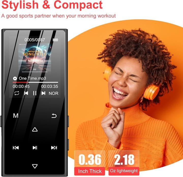 Image du produit Swofy MP3-Player mit Bluetooth (128 Go)