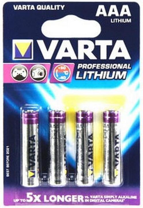 Produktbild Varta ULTRA Lithium (4 Stk., AAA, 1100 mAh)