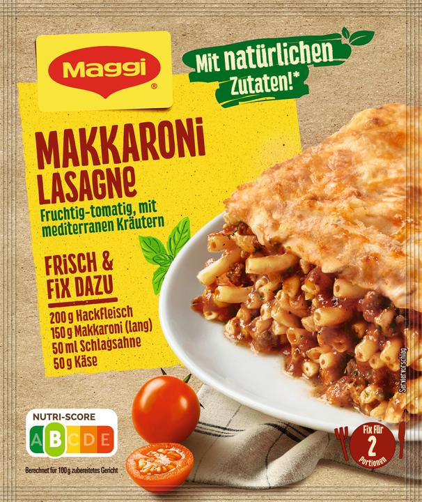 Produktbild Maggi Makkaroni Lasagne (40 g)