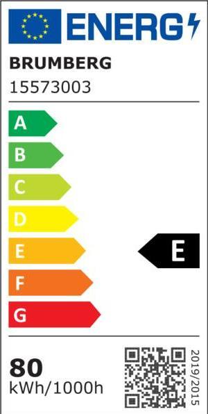 Energy Label Brumberg 15573003 (White, 500 cm)