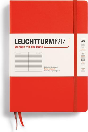 Actual product image Leuchtturm1917 Notebook medium lined Bellini (145 x 210 mm, Lined, Hardcover)