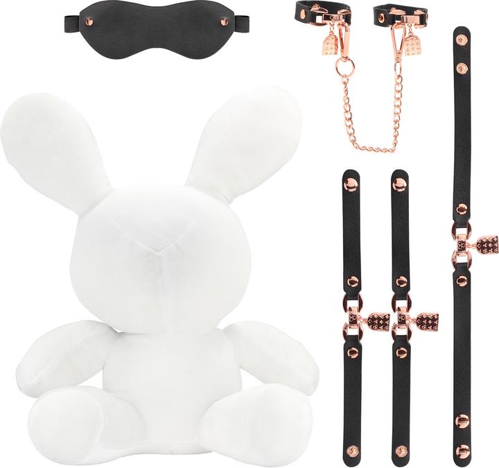 Image du produit S-Line Rabbit Bondage - Velvet - Large - White