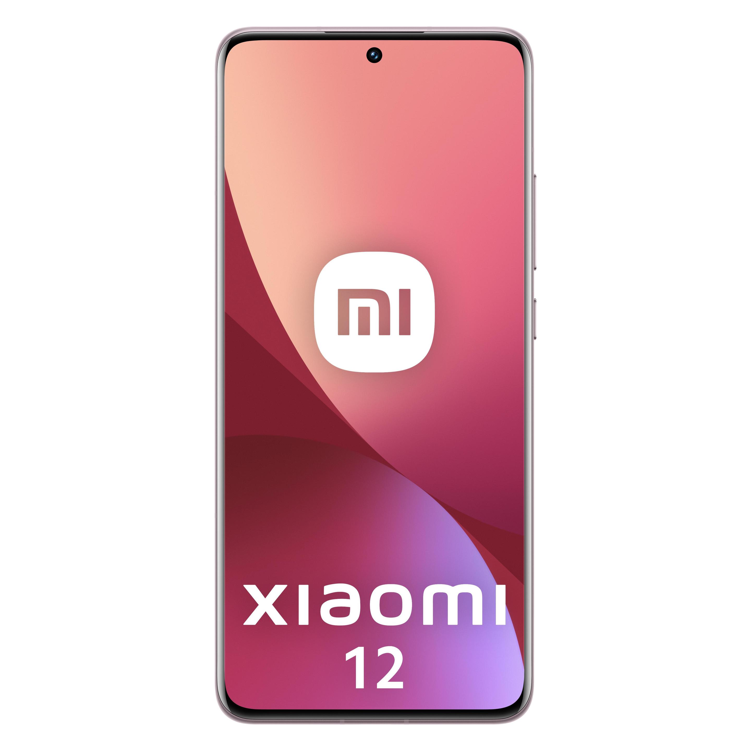 Xiaomi 12 5G (256 GB, Purple, 6.28", Dual SIM, 5G), Smartphone, Pink