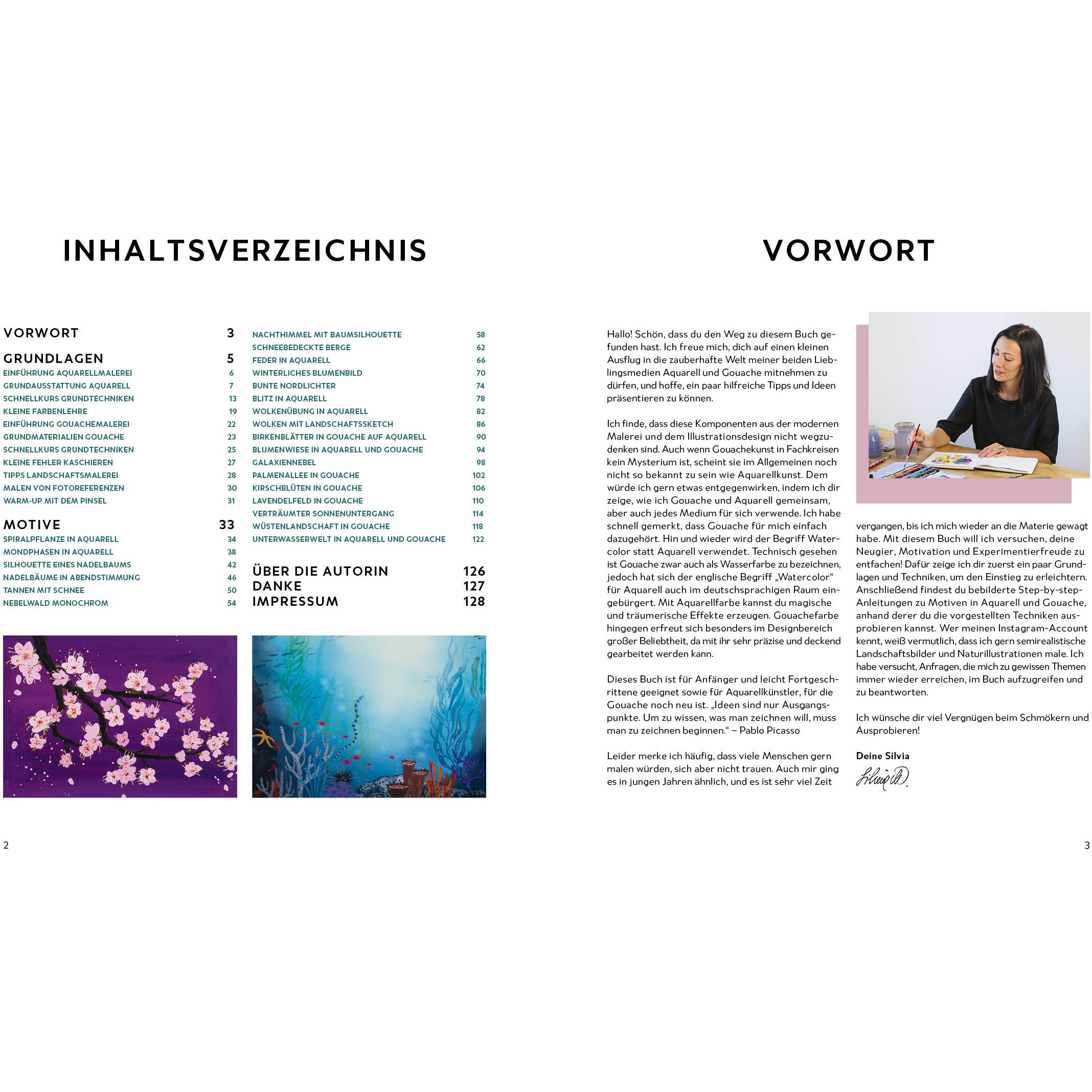 Thumbnail - Nature Art: Watercolor und Gouache, Ratgeber von Silvia Muchwitsch