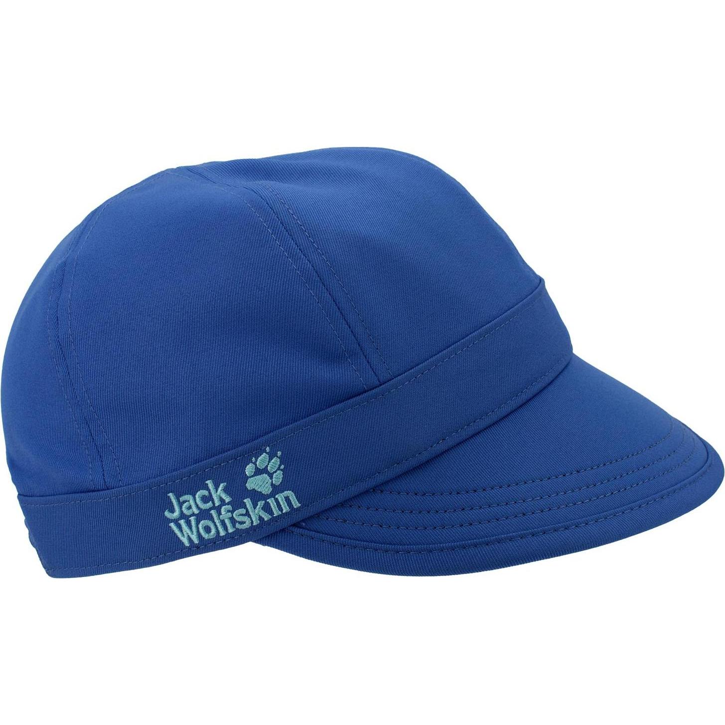Jack Wolfskin, Herren, Cap, New Sun Cap Kinder Sonnenschutz Kappe Hut Baumwolle, Blau, (M)