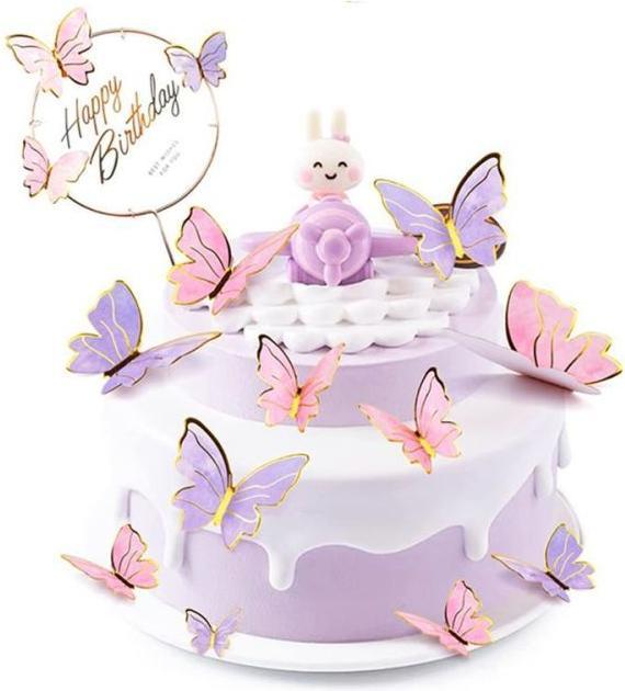 Produktbild MU Style Alia Series Kuchen Topper Schmetterling (10-tlg. Set)