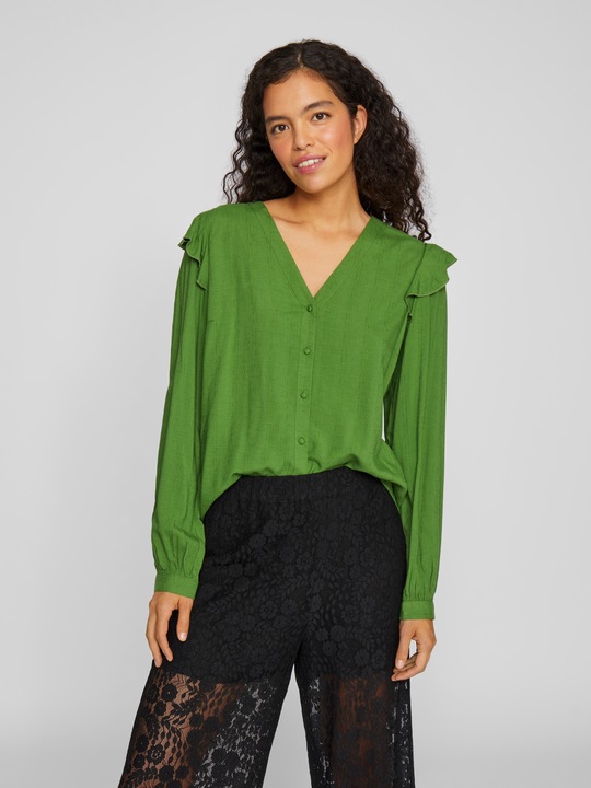 Actual product image Vila Long sleeve top with V-neck (36)