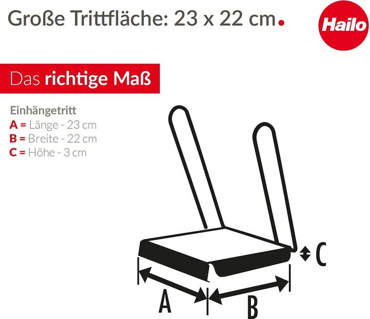 Produktbild Hailo Eimerhaken, Für Hailo-Sprossenleitern